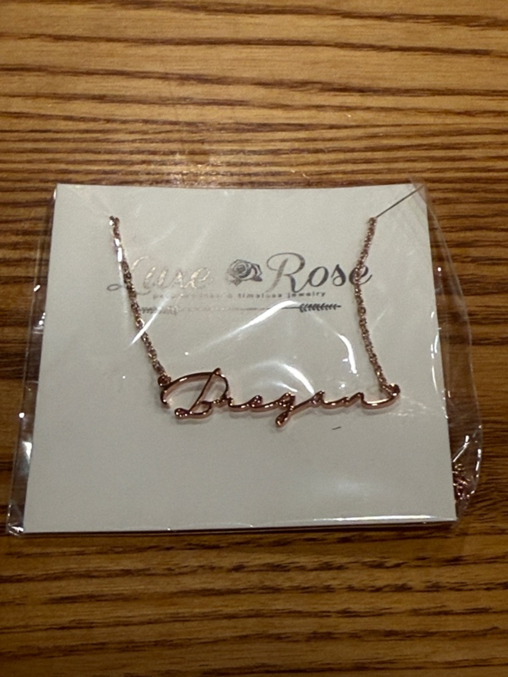 “Luxe Rose Bregan Necklace